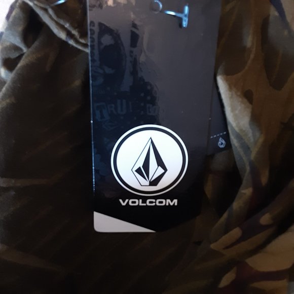 Volcom Punch Dagger Crew Long Sleeve Shirt Army New! Size XL - Picture 11 of 15